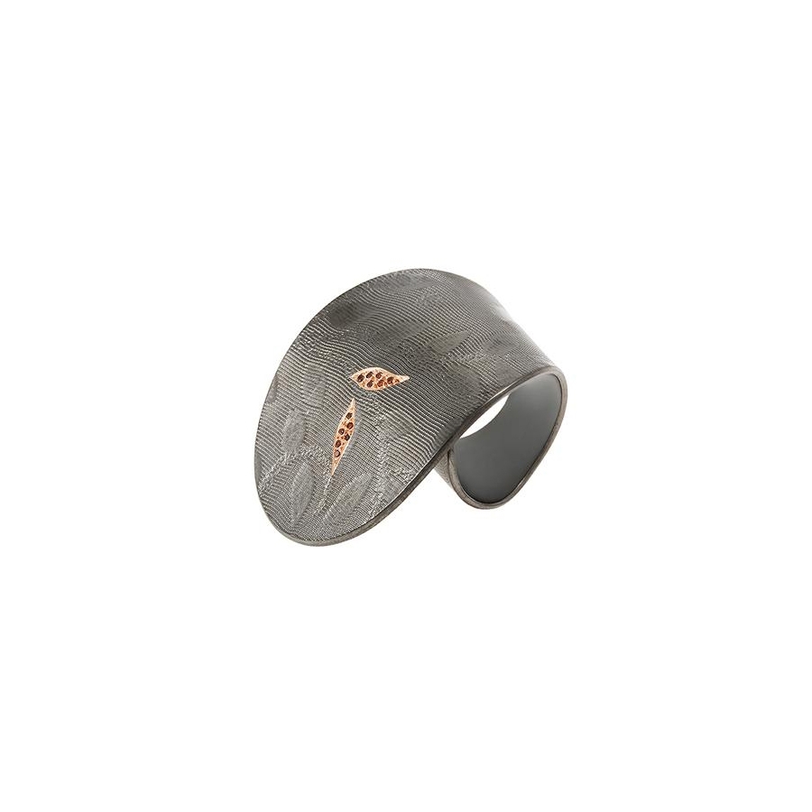 Silver Ring "Cathy" With Diamonds