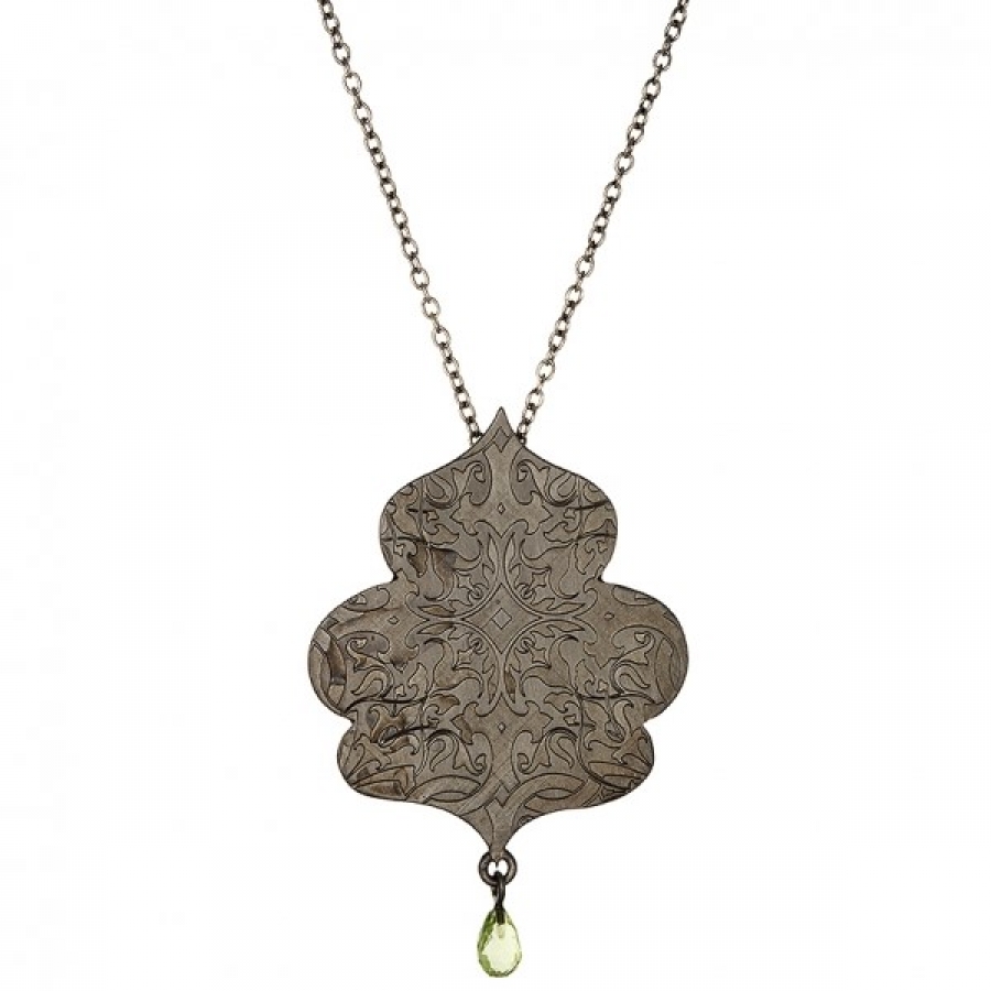 "BADRA", Black, Oriental Texture